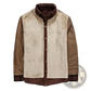 Men's Plaid Fleece Lined Corduroy Winter Jacket