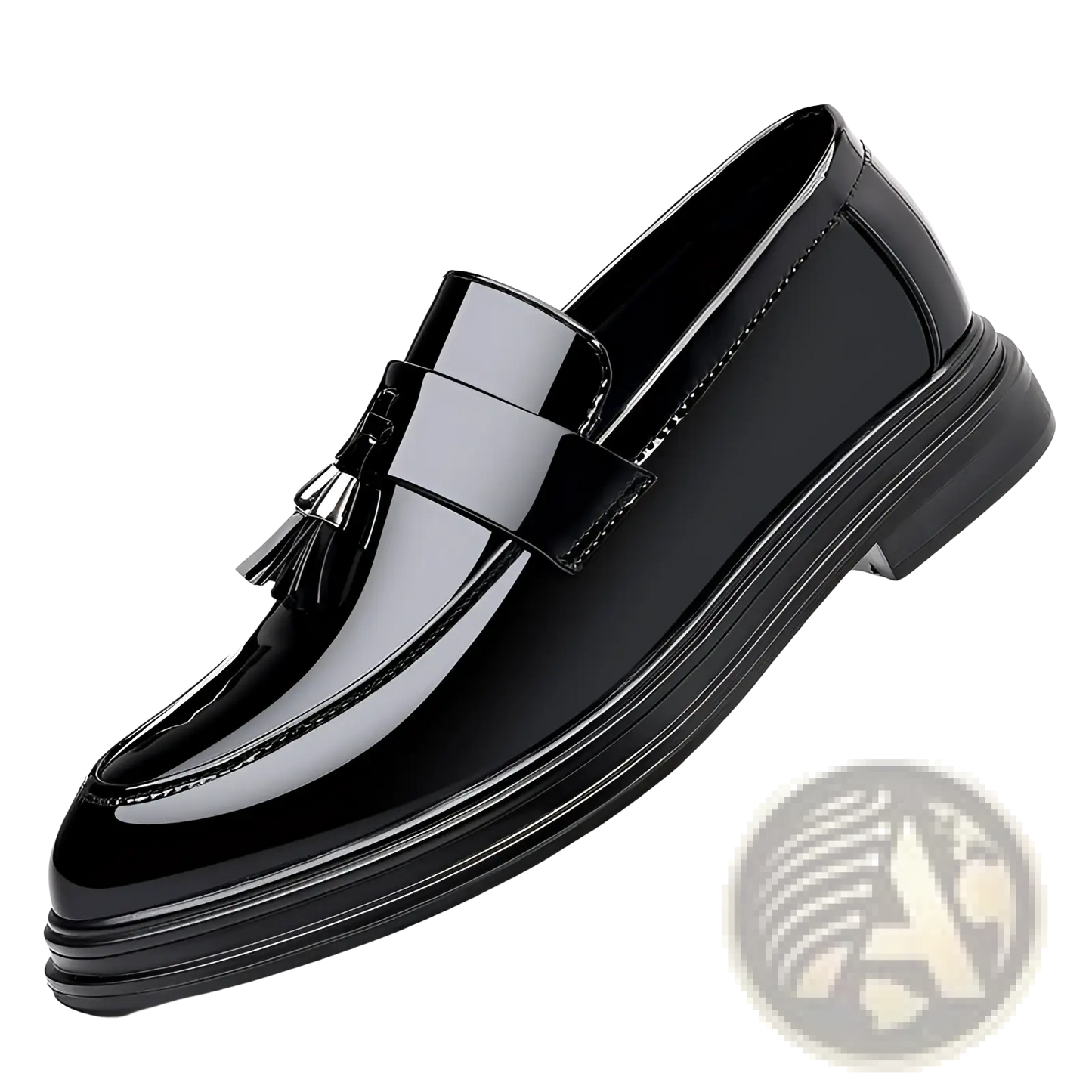 Men's Plus Size Business Casual Leather Wedge Shoes