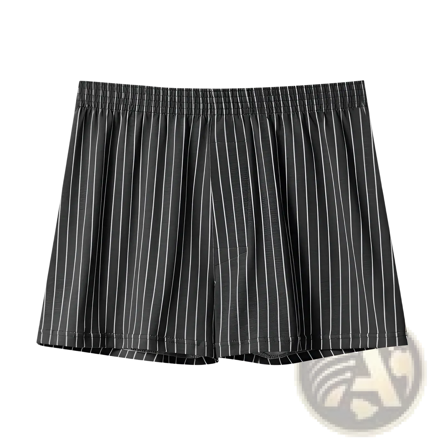 Men's Plus Size Cotton Striped and Plaid Boxer Shorts