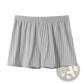 Men's Plus Size Cotton Striped and Plaid Boxer Shorts