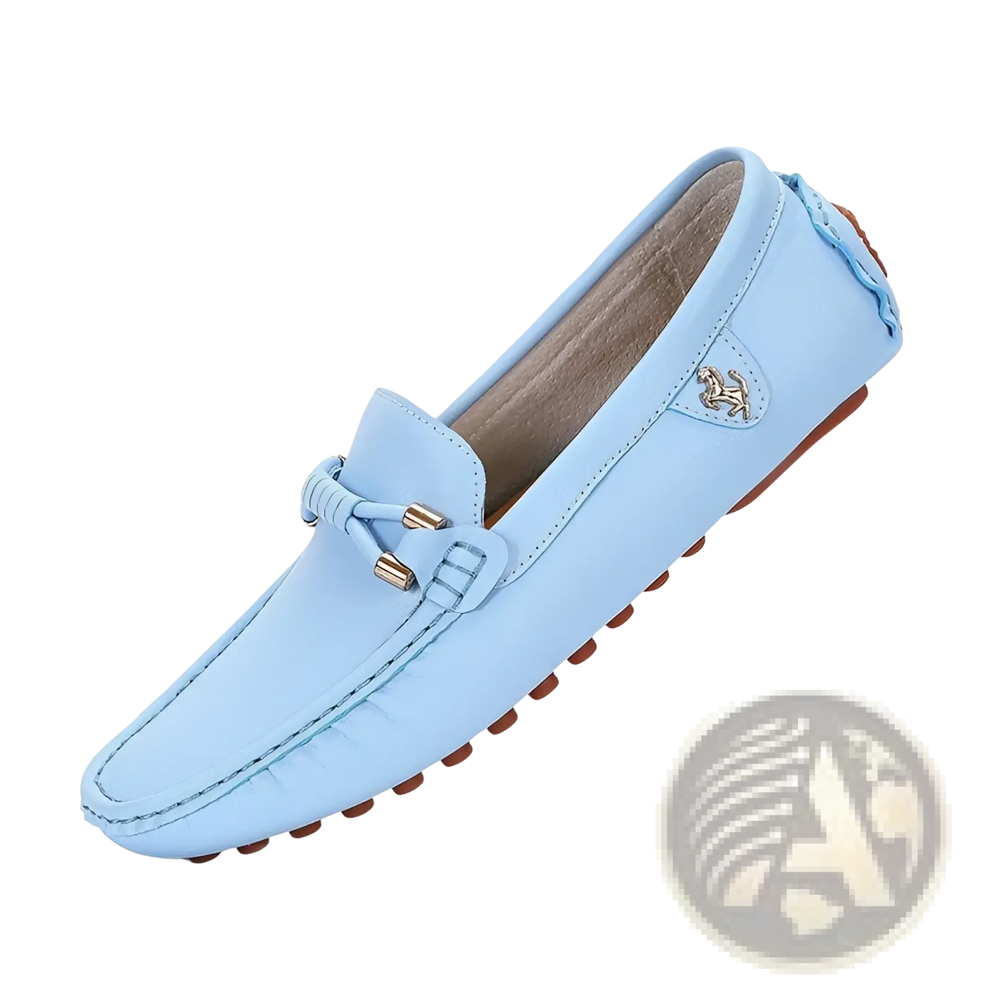 Men's Plus Size Leather Driving Moccasin Loafers