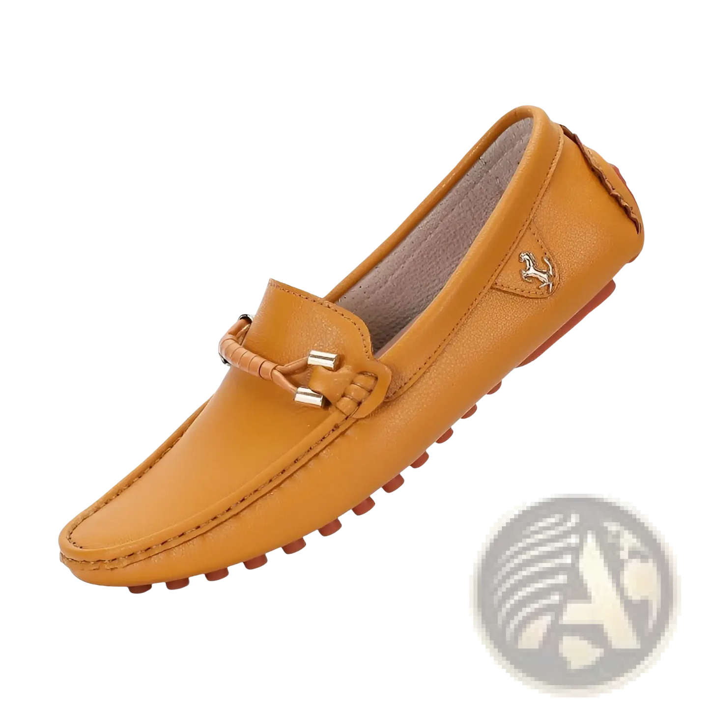Men's Plus Size Leather Driving Moccasin Loafers