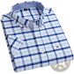 Men's Premium 100% Cotton Textured Short Sleeve Shirt