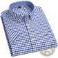 Men's Premium 100% Cotton Textured Short Sleeve Shirt