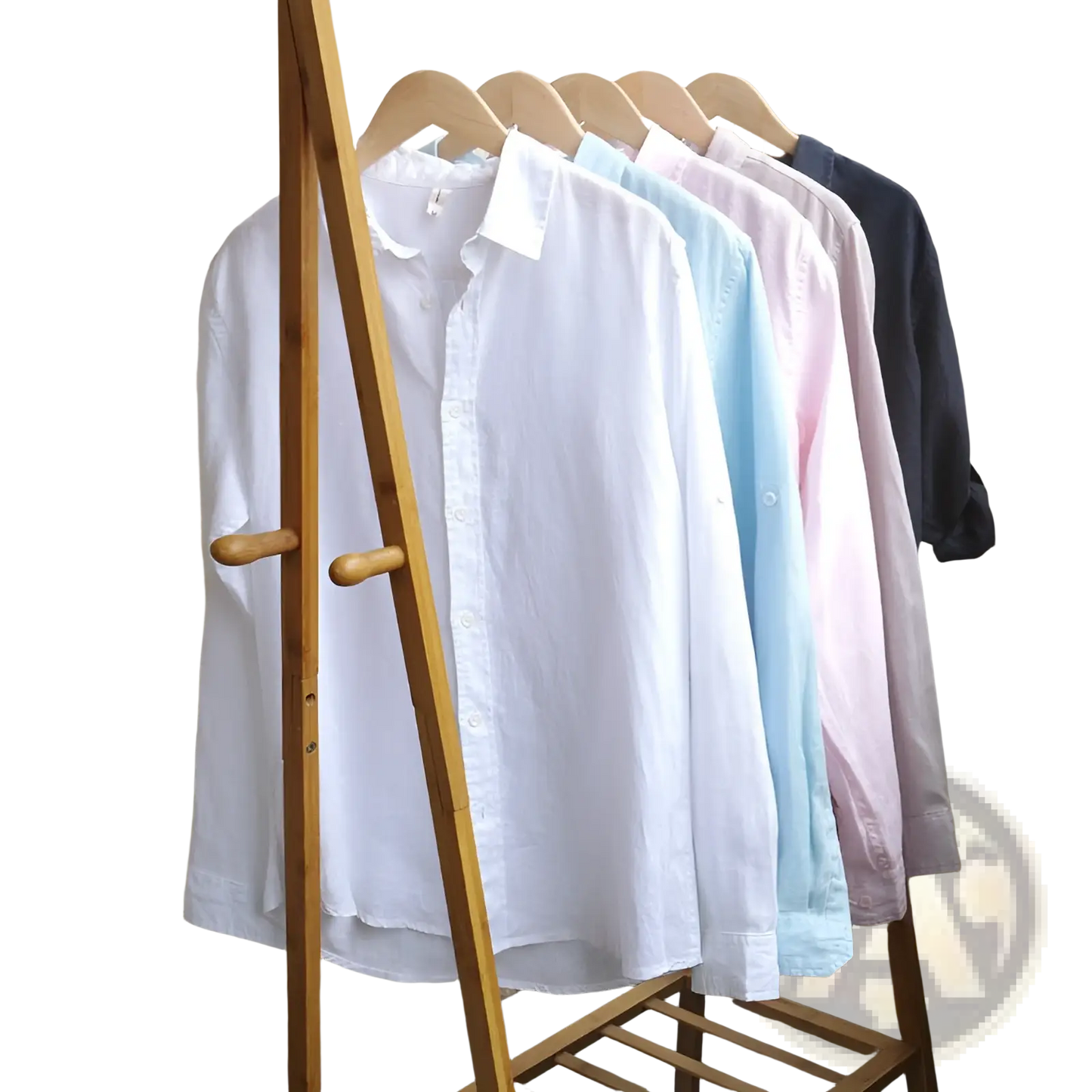 Men's Premium 100% Linen Long Sleeve Casual Shirt