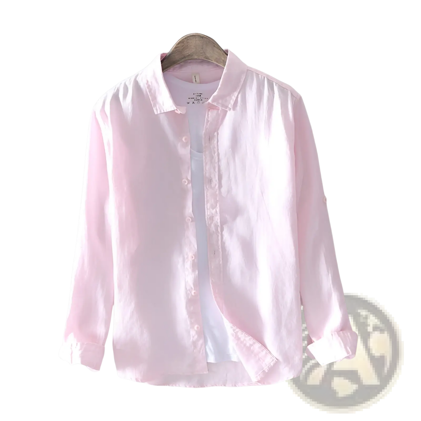 Men's Premium 100% Linen Long Sleeve Casual Shirt