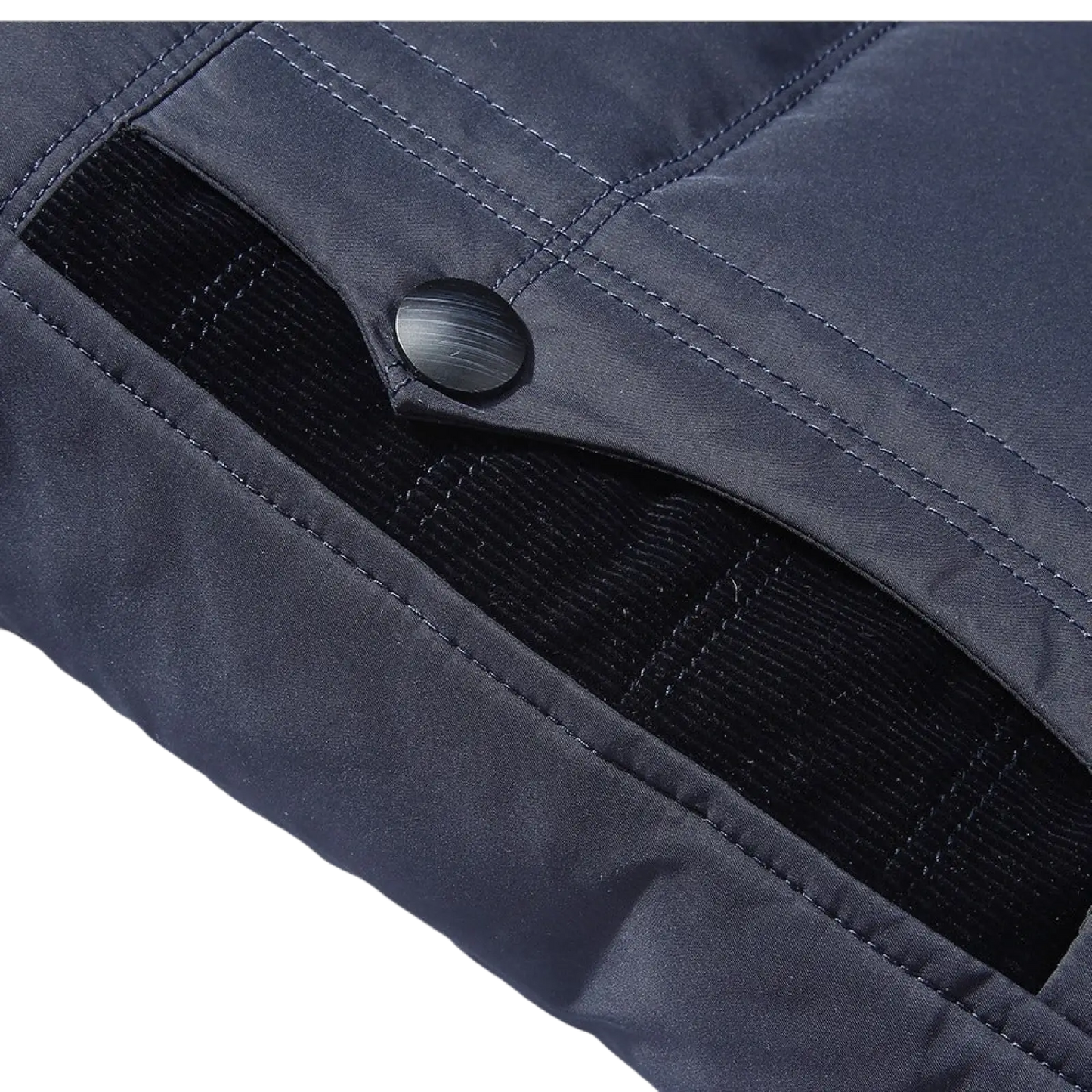 Men's Premium Fur Lined Quilted Down Winter Jacket
