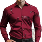 Men's Premium Geometric and Printed Long Sleeve Button Down