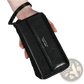 Men's Pu Leather Long Wallet with Wrist Strap