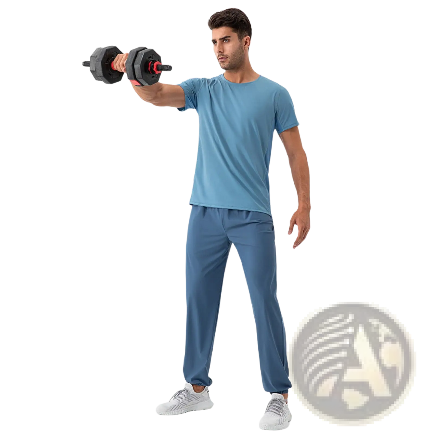 Men's Quick Dry Nylon Loose Fit Athletic Track Pants