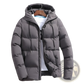 Men's Quilted Cotton Hooded Puffer Jacket
