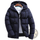 Men's Quilted Cotton Hooded Puffer Jacket