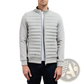 Men's Quilted Lightweight Bomber Jacket with Stand Collar