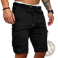 Men's Relaxed Drawstring Cotton Cargo Shorts