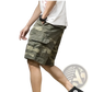 Men's Relaxed Fit Cotton Camouflage Cargo Shorts