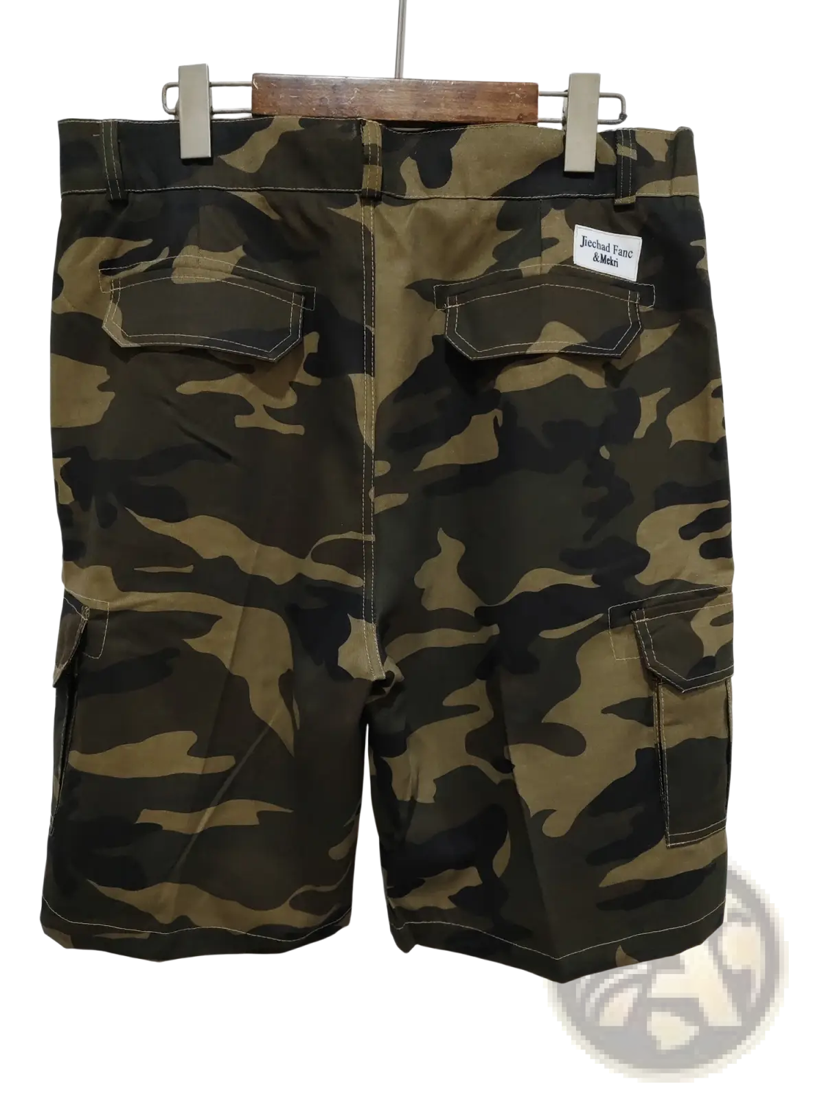 Men's Relaxed Fit Cotton Camouflage Cargo Shorts