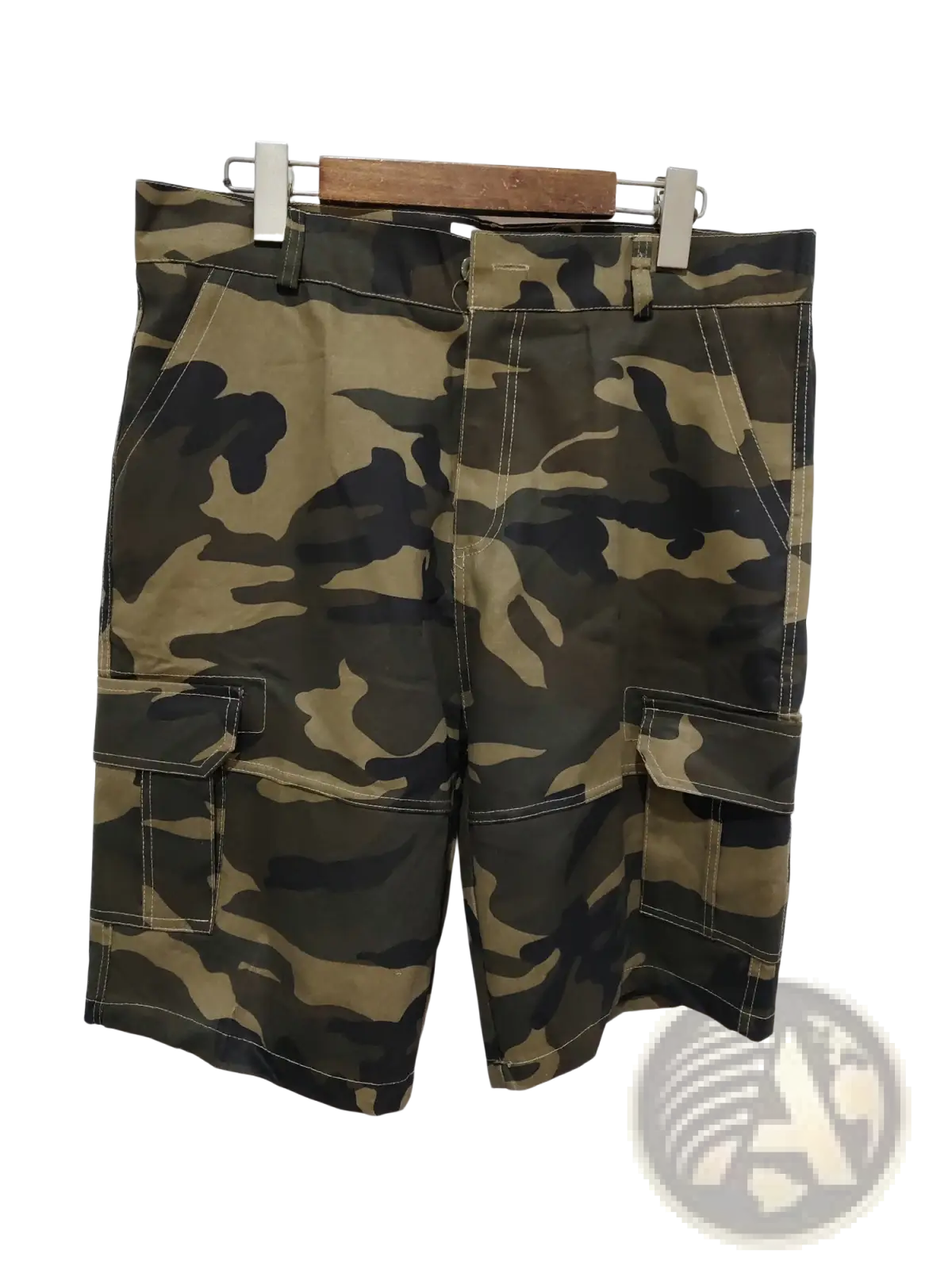 Men's Relaxed Fit Cotton Camouflage Cargo Shorts