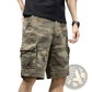 Men's Relaxed Fit Cotton Camouflage Cargo Shorts