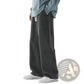 Men's Relaxed Fit Drawstring Wide Leg Denim Jeans
