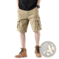 Men's Relaxed Fit Multi Pocket Cargo Shorts