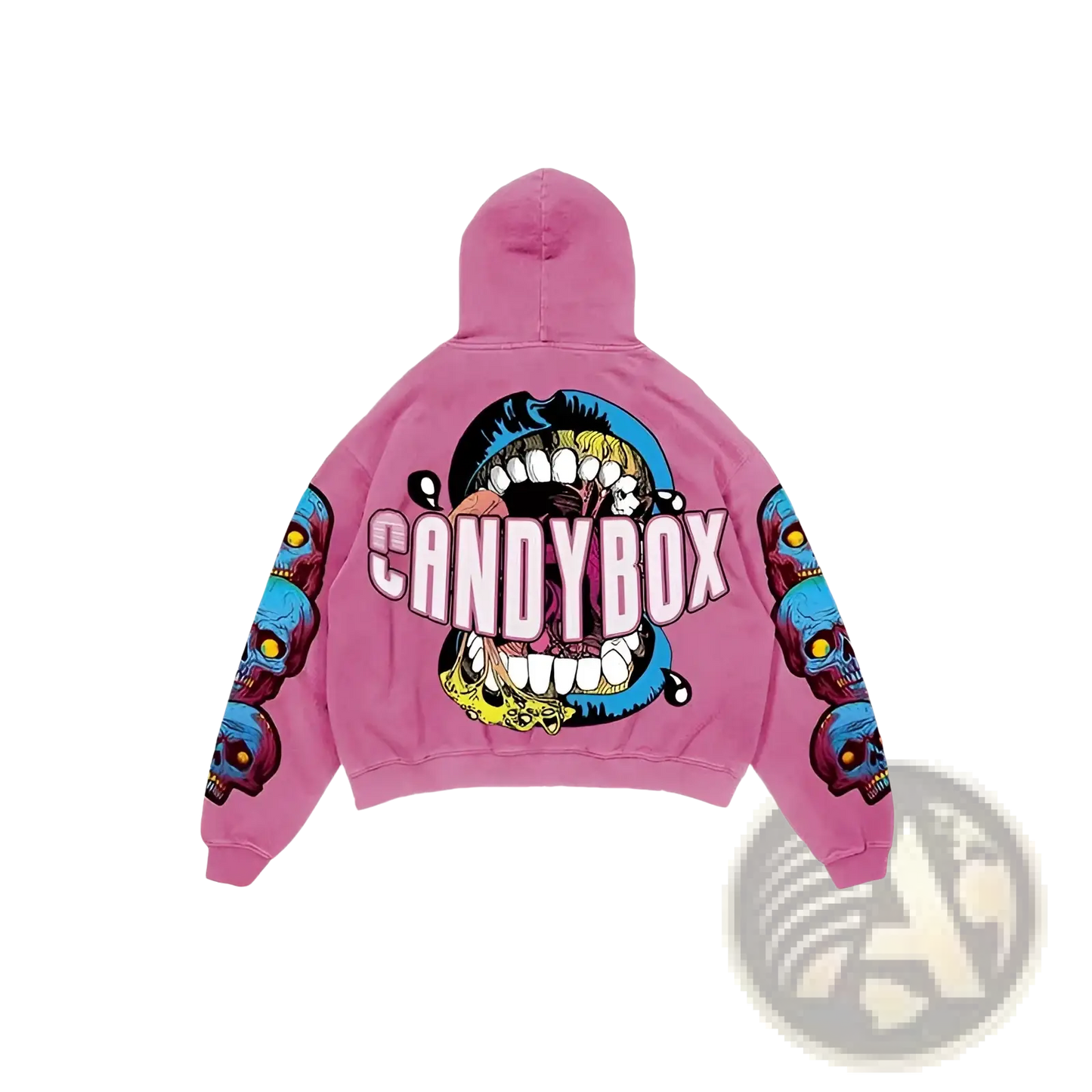 Men's Retro 3d Graphic Print Oversized Streetwear Hoodie