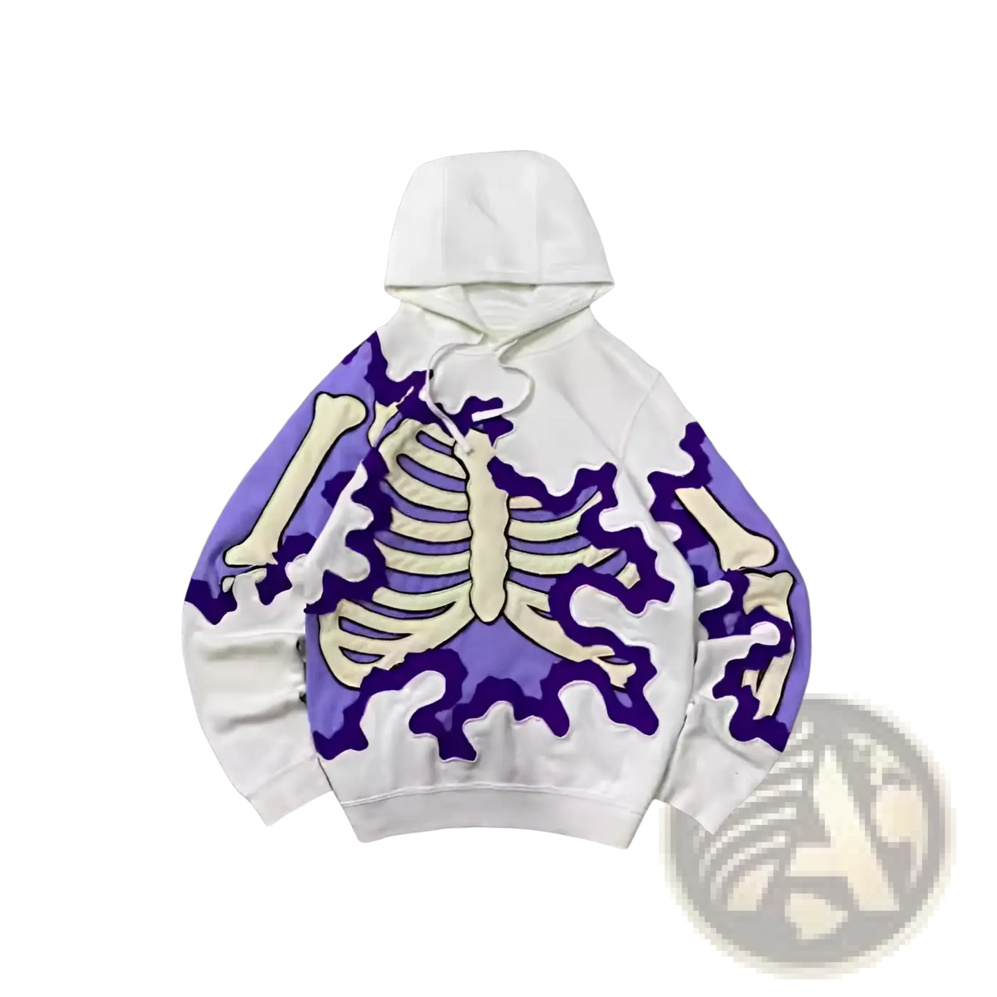 Men's Retro 3d Graphic Print Oversized Streetwear Hoodie