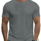 Men's Retro Linen Blend Loose Fit Short Sleeve t Shirt