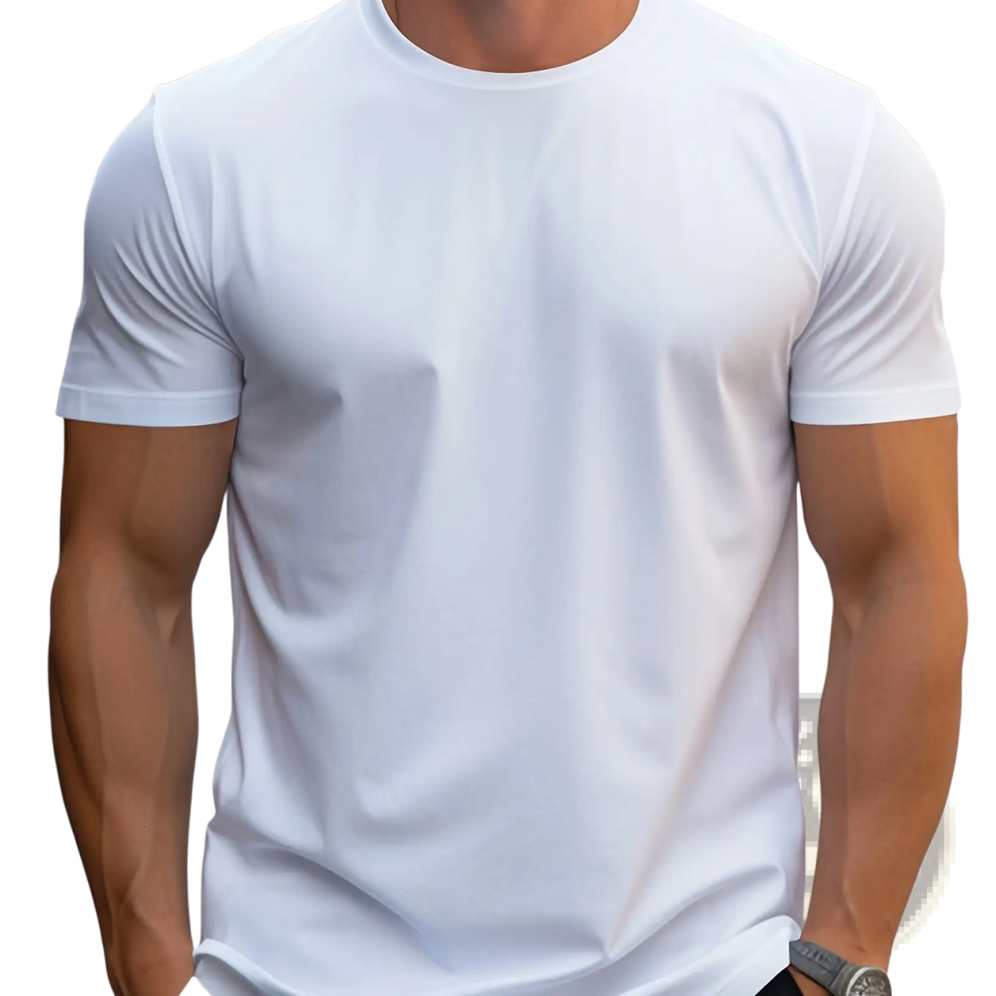 Men's Retro Linen Blend Loose Fit Short Sleeve t Shirt
