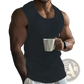 Men's Ribbed Cotton Slim Fit Knit Tank Top