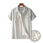 Men's Short Sleeve Cotton Hemp Workwear Shirt