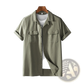 Men's Short Sleeve Cotton Hemp Workwear Shirt