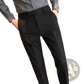 Men's Slim Fit British Style Tailored Straight Leg Trousers