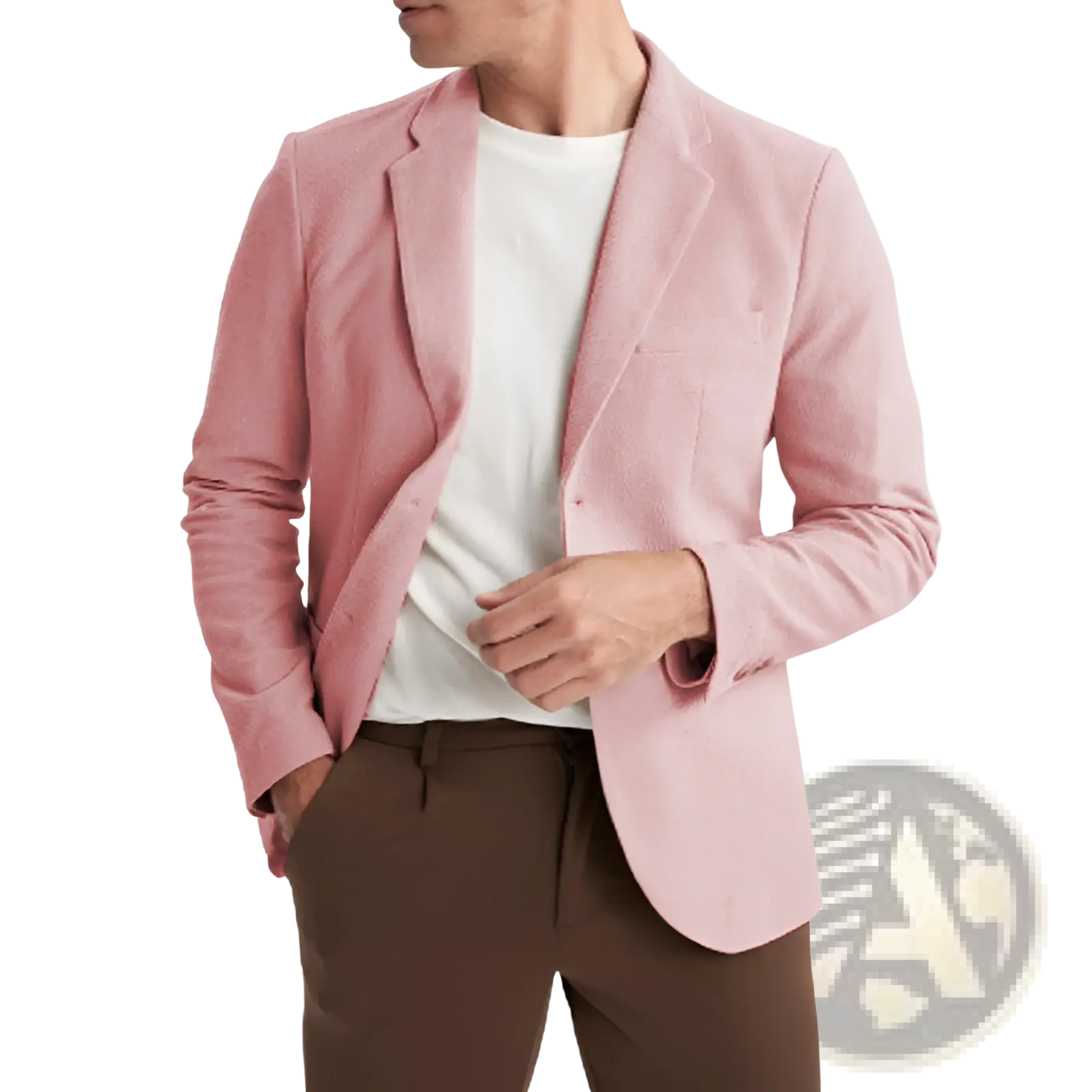 Men's Slim Fit Business Casual Plaid and Solid Blazers
