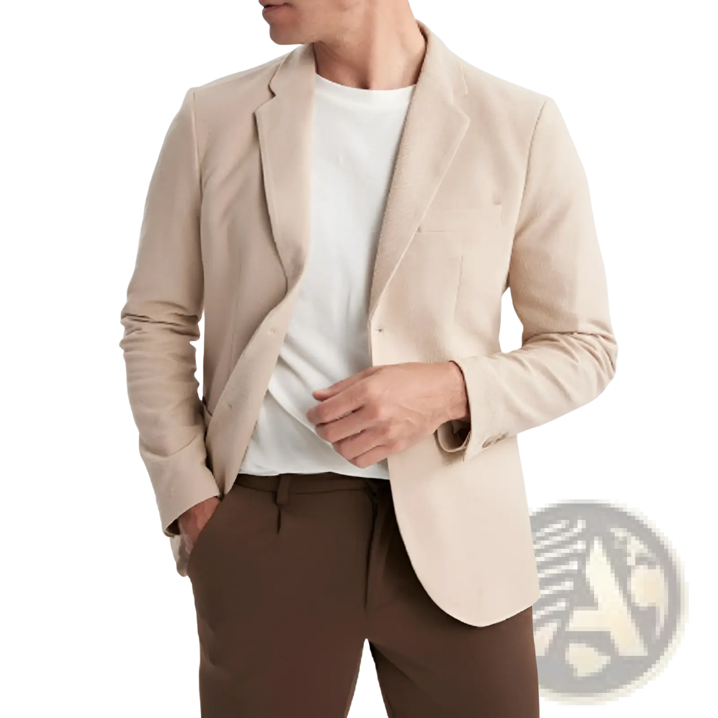Men's Slim Fit Business Casual Plaid and Solid Blazers