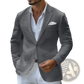 Men's Slim Fit Business Casual Plaid and Solid Blazers