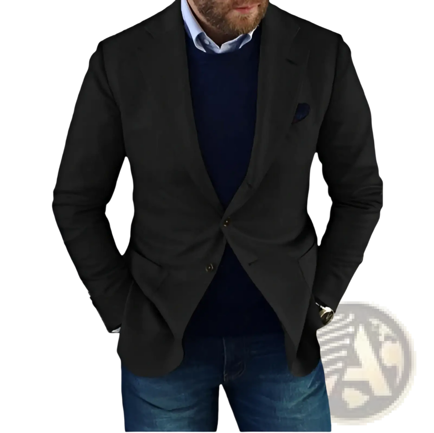 Men's Slim Fit Business Casual Plaid and Solid Blazers