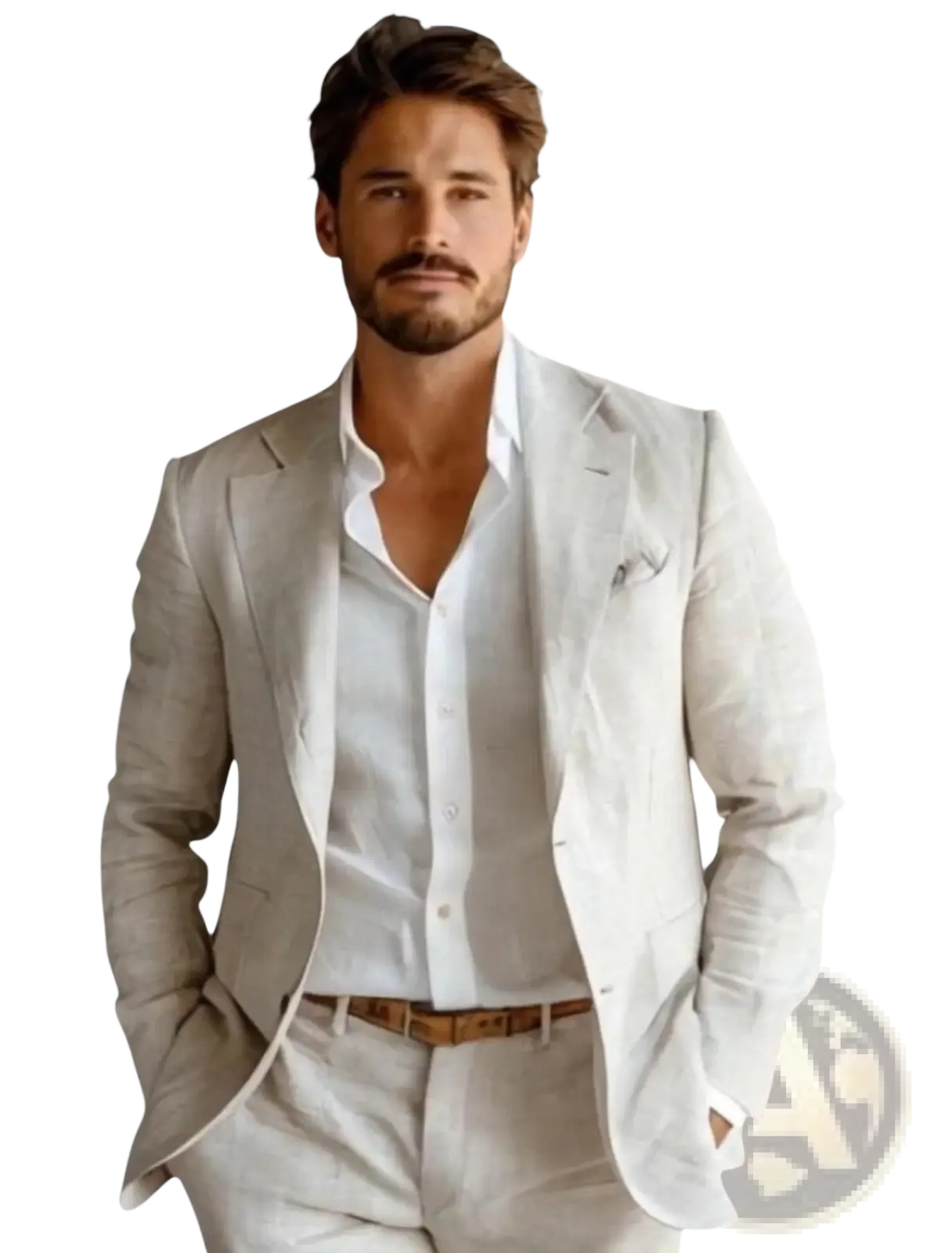 Men's Slim Fit Business Casual Plaid and Solid Blazers