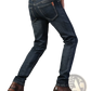 Men's Slim Fit Dark Wash Straight Stretch Denim Jeans