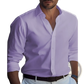 Men's Slim Fit Digital Print Linen Casual Shirt