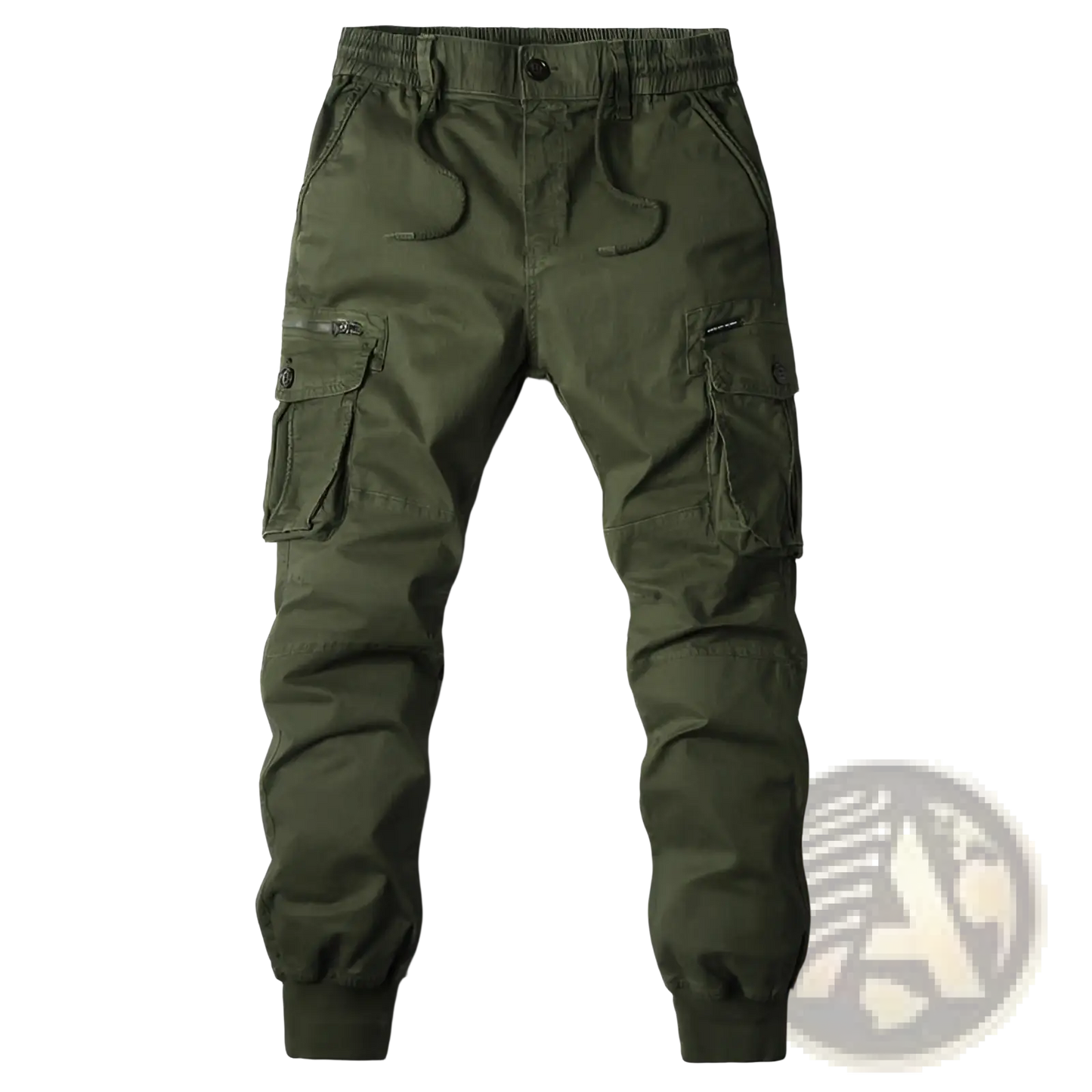 Men's Slim Fit Multi Pocket Cotton Cargo Work Pants