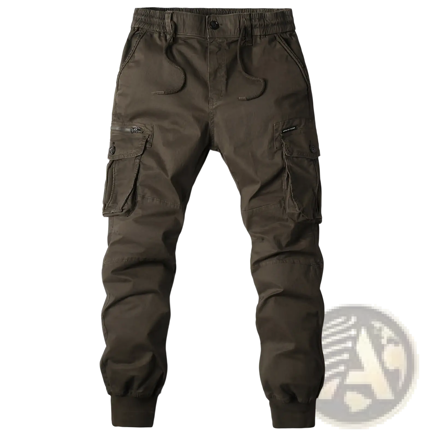 Men's Slim Fit Multi Pocket Cotton Cargo Work Pants
