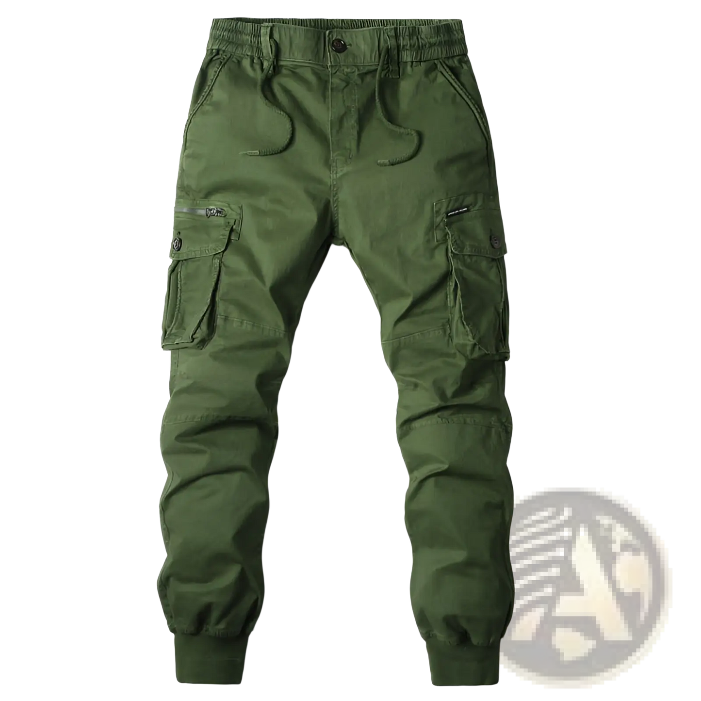 Men's Slim Fit Multi Pocket Cotton Cargo Work Pants