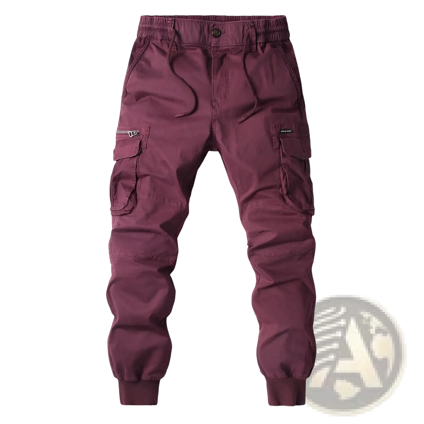 Men's Slim Fit Multi Pocket Cotton Cargo Work Pants