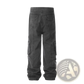 Men's Slim Fit Multi Pocket Cotton Denim Cargo Overalls