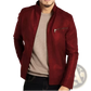 Men's Slim Fit Pu Leather Punk Motorcycle Jacket