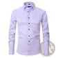 Men's Slim Fit Stretch Satin Long Sleeve Dress Shirt