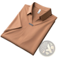 Men's Slim Fit Textured Cotton Blend Polo Shirt