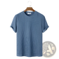 Men's Slim Fit Waffle Knit Henley T-shirt