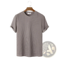 Men's Slim Fit Waffle Knit Henley T-shirt