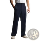 Men's Slim Fit Waffle Knit Straight Leg Business Trousers